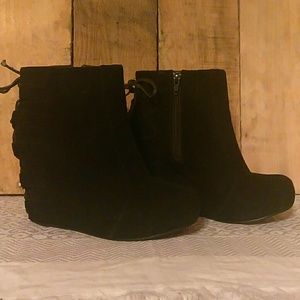 Jeffrey Campbell black wedges